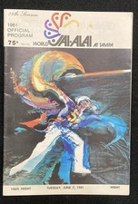 1981 Jai Alai Program World Jai Alai At Tampa Florida Fronton
