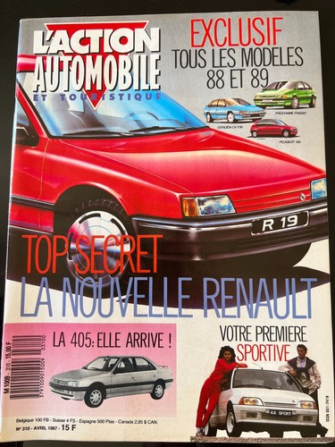 Action automobile 1987 - automobile, 4/1987