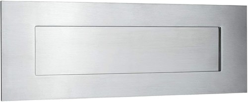Boîte aux lettres inox - lettres,