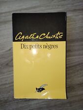 livre Dix petits nègres Agatha Christie - éd 2002  poche  Club des masques jaune