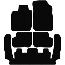 Basic Tapis de sol pour Dacia Logan MCV I 2006-2013 7 places Noir ensemble
