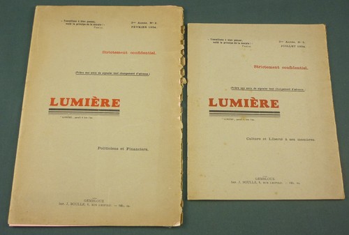 Lot fascicules lumiere - lot,