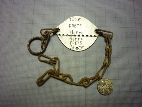 Bracelet plaque identité - d'identité, de