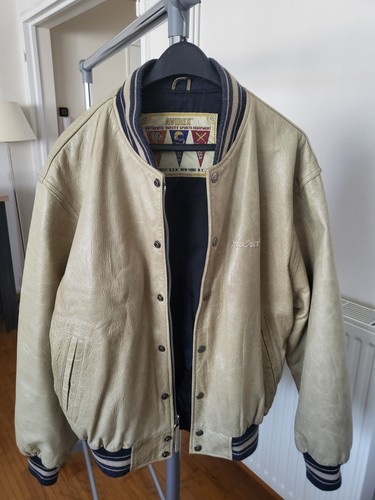 Blouson cuir avirex - cuir,
