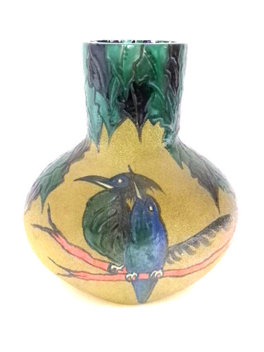 Vase art déco signé leune - déco,