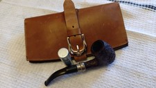 Étui cuir pour pipe,tabac