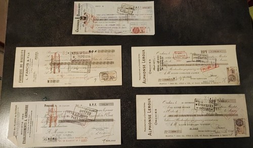 Lot timbres fiscaux - 5,