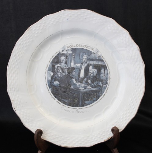 Assiette parlante orchies - assiette,