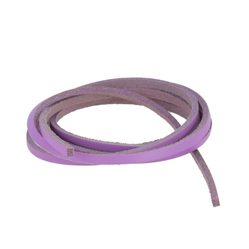 Lacet cuir carré largeur - en,
