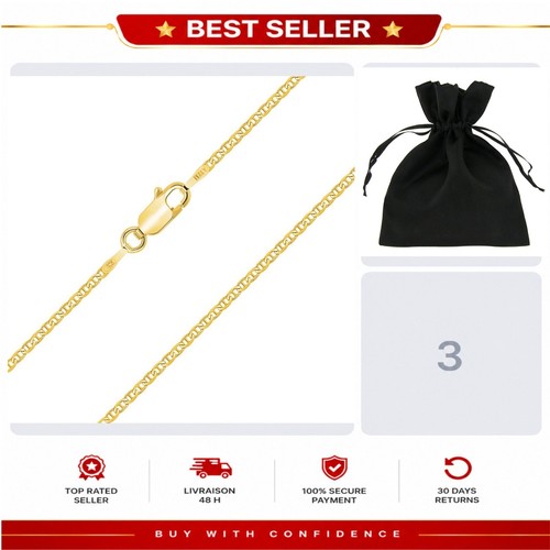 Collier chaîne marine argent - collier,