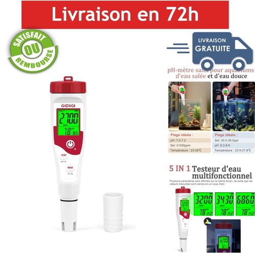 Testeur piscine en 1 - 5,