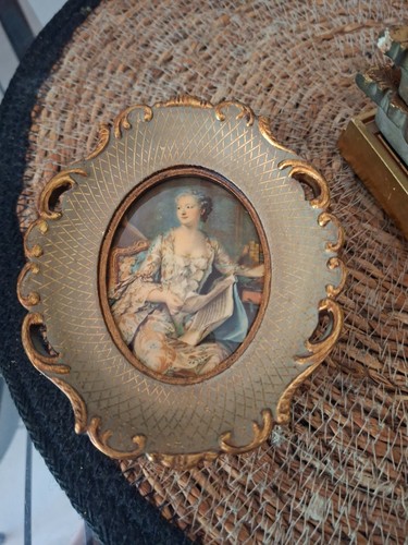 Ancien tableau emaux procédé - ancien,