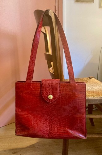 Sac rouge vintage - , didier