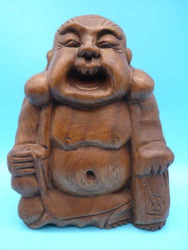 Bouddha bois sculpté - en,
