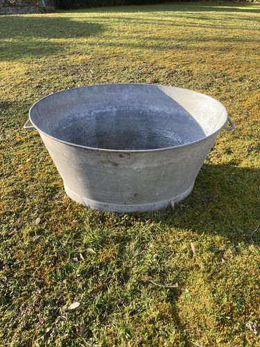 Grande bassine baignoire - , zinc