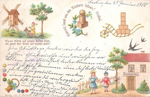 Carte postale pour enfants
