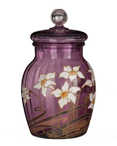 Legras pot couvert vase - couvert,
