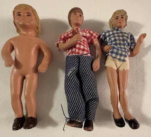 Vtg lundby rubber doll - lundby,