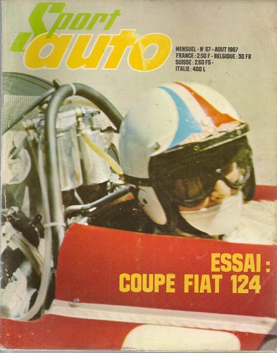 Sport auto 1967 essai fiat - auto,
