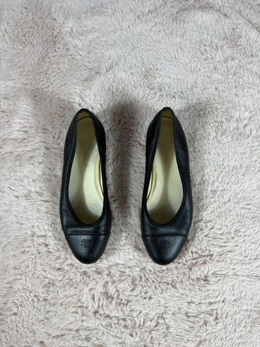 Ballerines chanel noire très - chanel, noire,