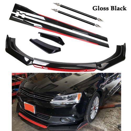 Front bumper lip spoiler - front,