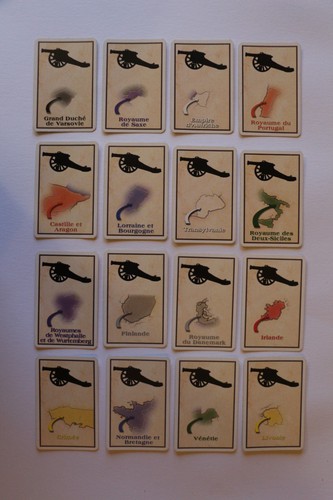 Une des cartes - pour, le