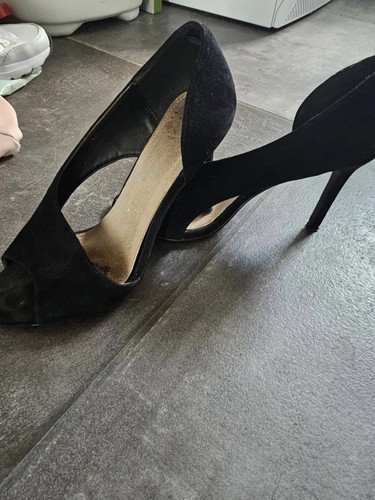 Escarpins femme noirs bout