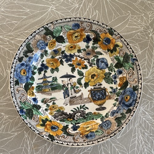 Ancienne assiette faïence - ancienne,