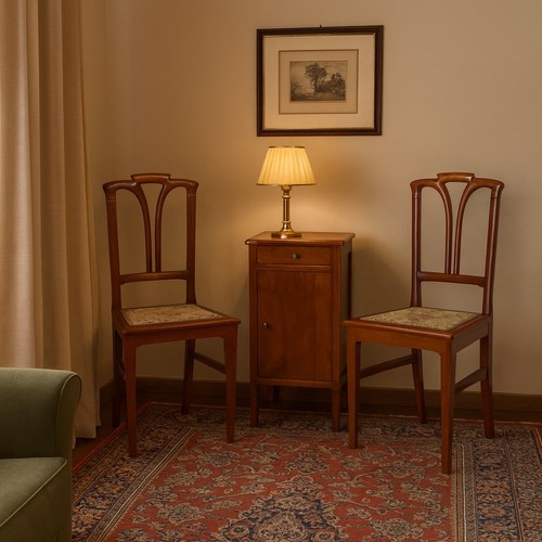 Chaises art nouveau anciennes - art,
