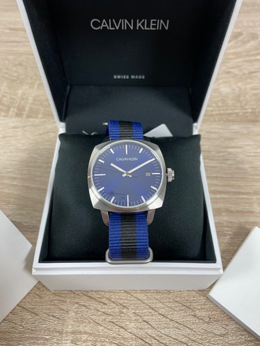Calvin klein quartz blue dial - calvin,