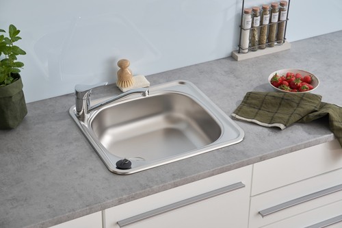 Acier inox évier encastré - acier,