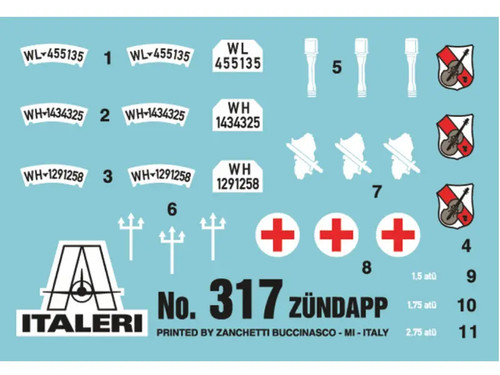 Italeri zundapp ks750 - zundapp,