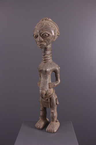 Statue lulua african art - statue,