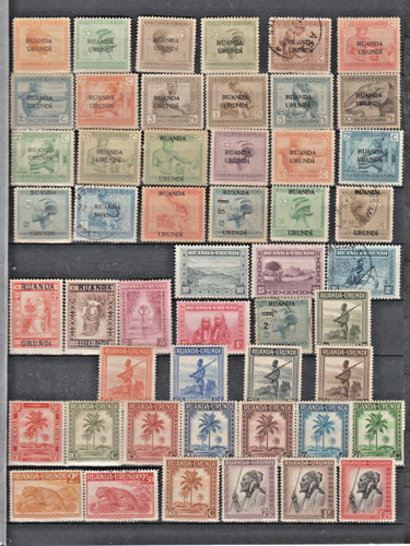 Ref 916 timbres ruanda - ref.916-timbres,