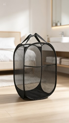 Panier linge sale pliable - à,