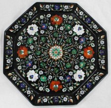 18 " Noir Marbre Plateau