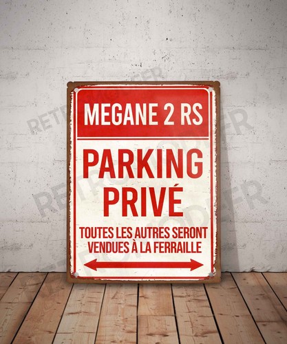 Plaque métal vintage renault - plaque,