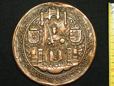 MEDAILLE ART SCEAU CUIVRE N° 267/500 exempl. 126mm / 1kg330 - CHARLES QUINT-