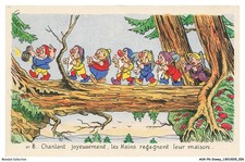 AUXP6-0337-DISNEY - SNOW WHITE - JOYFULLY SINGING THE DWARVES RETURN L