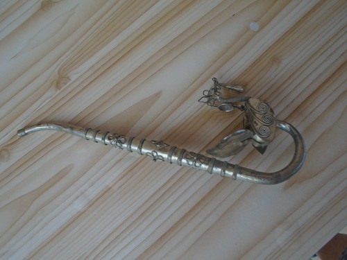 Ancienne pipe métal - ancienne,