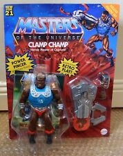 Mattel MOTU Origins Masters of the Universe Figure He-Man Clamp Champ USA New !