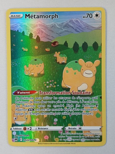 Carte pokémon métamorph - pokémon, fr