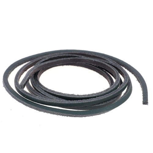 Lacet cuir carré largeur - en,