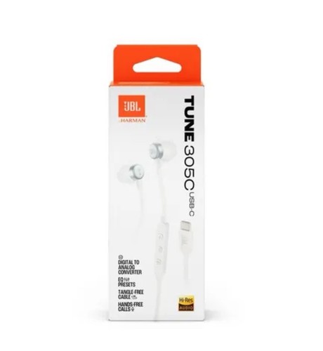 écouteurs jbl 305c - jbl, usb-c