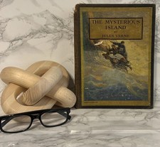 The Mysterious Island By Jules Verne 1920 Vintage Hardcover