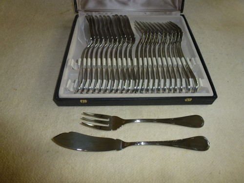 Coffret couverts poisson - coffret, 12