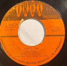 MIGHTY DRAGON -Sweet Pan/Talkin Parrot - 1977 Barbados TREX calypso 45t 7" HEAR