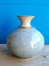 ROYAL COPENHAGEN DENMARK VASE PORCELAINE CRAQUELÉE THORKILD OLSEN CRACKLE VASE