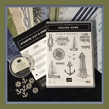 Stampin' Up! SAILING HOME Stamps SMOOTH SAILING Dies, DSP & Trinkets too! #375
