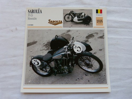 Fiche photo moto sarolea - :,
